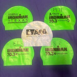 Latex Swim Cap Bundle (5 Caps)